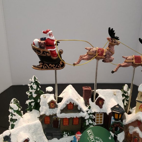 Kurt S. Adler Light Up Musical Santa Reindeer motion - Picture 4 of 10